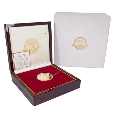 Lot 97 - FIFA Centennial Commemorative Gold Medallion