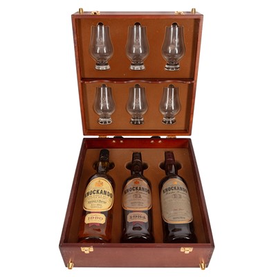 Lot 269 - Knockando Valise Case with Glasses - 3 bottles