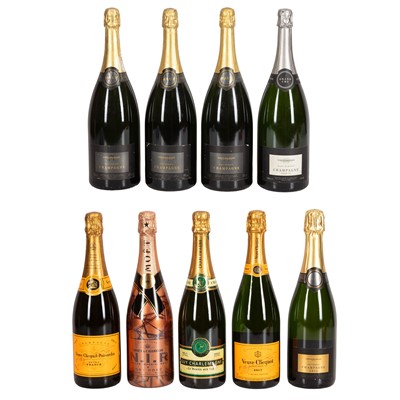 Lot 26 - Mixed Champagnes - 9 bottles
