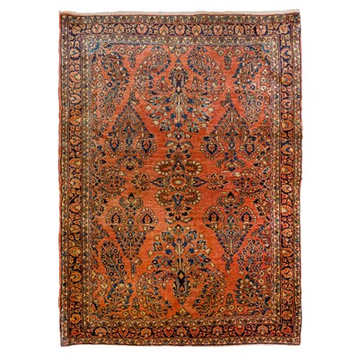 Lot 63 - A fine antique Sarouk rug, west Persia