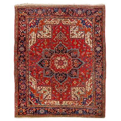 Lot 35 - An antique Heriz carpet, north-west Persia