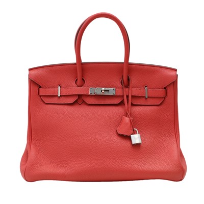 Lot 43 - Hermès Rose Jaipur Togo Birkin 35