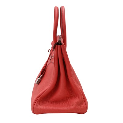 Lot 43 - Hermès Rose Jaipur Togo Birkin 35