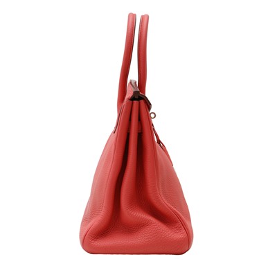 Lot 43 - Hermès Rose Jaipur Togo Birkin 35
