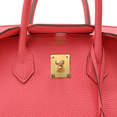 Lot 39 - Hermès Rose Lipstick Togo Birkin 35