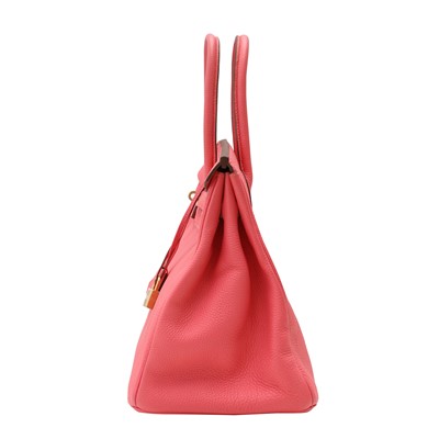 Lot 39 - Hermès Rose Lipstick Togo Birkin 35