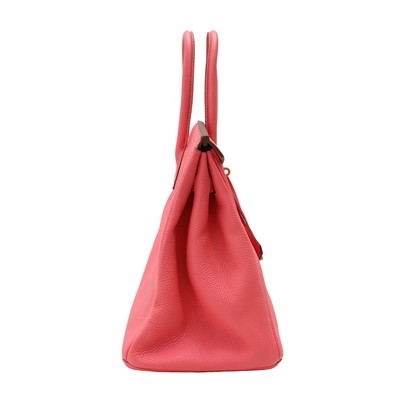 Lot 39 - Hermès Rose Lipstick Togo Birkin 35