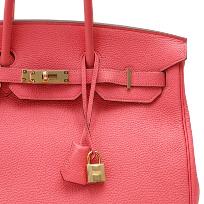 Lot 39 - Hermès Rose Lipstick Togo Birkin 35