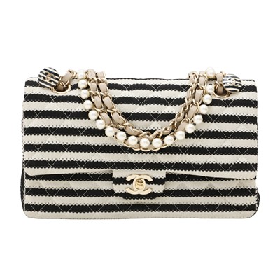 Lot 188 - Chanel Monochrome Medium Coco Sailor Double Flap Bag