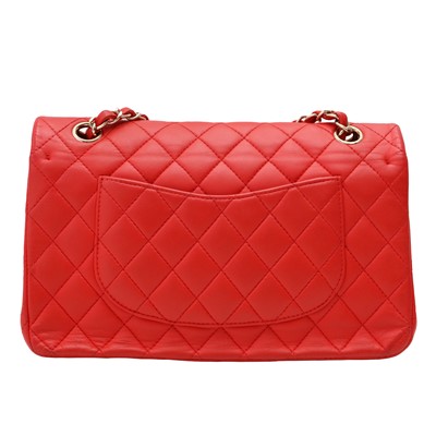 Lot 26 - Chanel Poppy Red Medium Classic Double Flap Bag