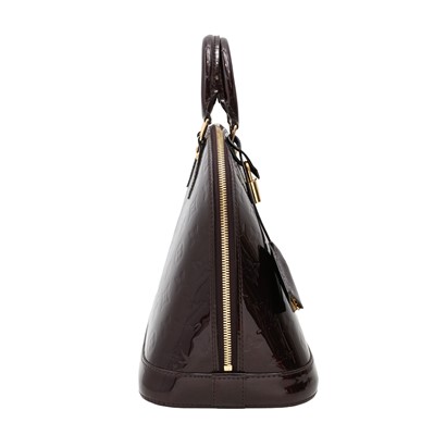 Lot 32 - Louis Vuitton Amarante Monogram Vernis Alma MM