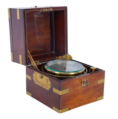 Lot 171 - A fine quality 19th century brass bound mahogany cased marine chronometer by Thomas Adams