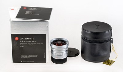 Lot 317 - Chrome Leica 21mm f2.8 Elmarit-M Asph.