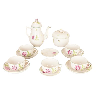 Lot 256 - A Herend porcelain part tea and coffee service