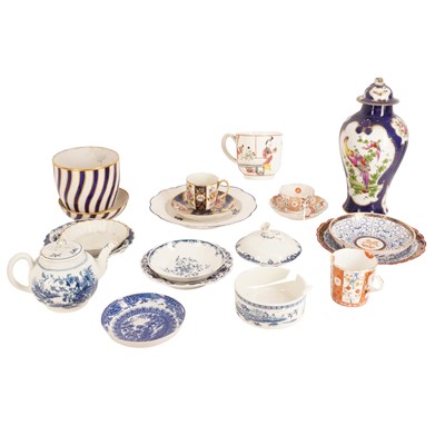 Lot 272 - A collection of 18th century Worcester porcelain and similar items