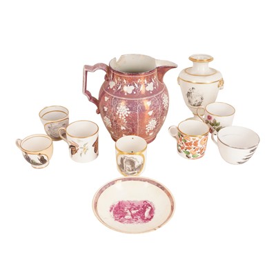 Lot 286 - A group of 18th and early 19th century ceramics