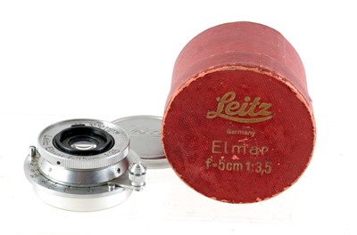 Lot 324 - Leica 3.5cm f3.5 Elmar Lens