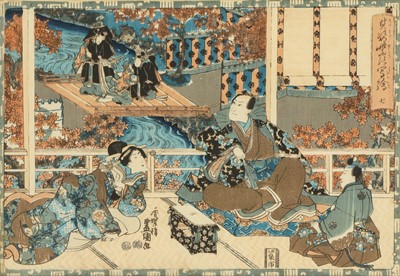Lot 149 - Utagawa Kunisada 歌川 国貞 (Japanese, 1786-1865)