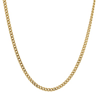 Lot 260 - A fancy-link chain necklace