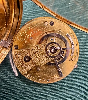 Lot 3 - Connor, London - Open-Faced Pocket Watch