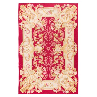 Lot 356 - An Aubusson-type tapestry