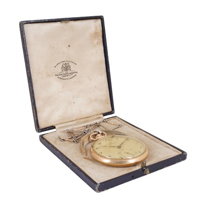 Lot 6 - Goldsmiths & Silversmiths - Open-Faced Pocket Watch