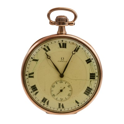 Lot 23 - Omega - Open-Faced Pocket Watch