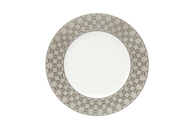 Lot 52 - Hermès 'Fil d'Argent' Platinum Nine Dinner Plates