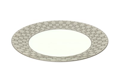 Lot 52 - Hermès 'Fil d'Argent' Platinum Nine Dinner Plates