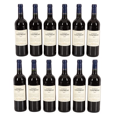 Lot 55 - Château Coutreau 2019 - 12 bottles