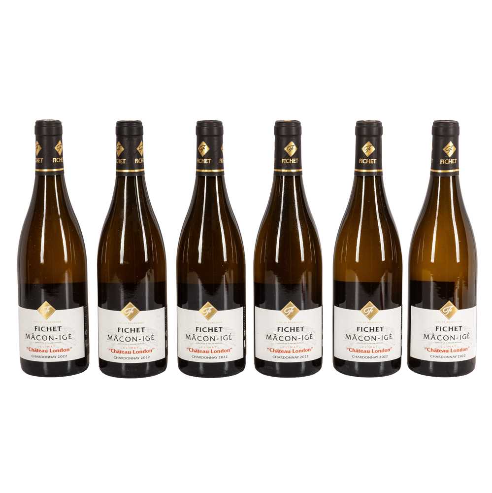Lot 62 - Domaine Fichet Macon Ige Chateau London 2022 - 6 bottles