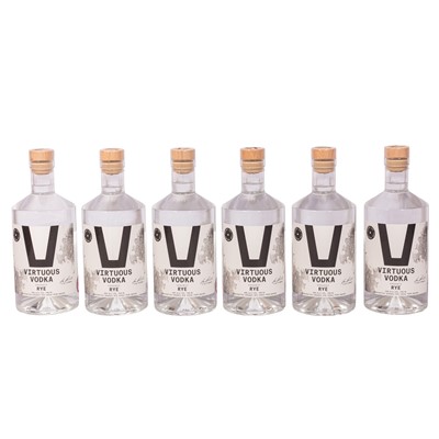 Lot 210 - Virtuous Organic Vodka Rye - 6 bottles