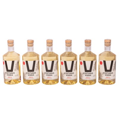 Lot 204 - Virtuous Organic Vodka Chili - 6 bottles