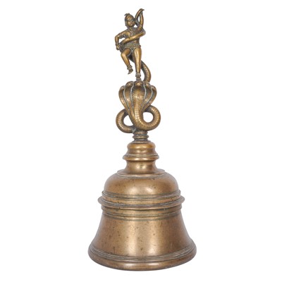 Lot 245 - An Indian bronze bell, 19th century