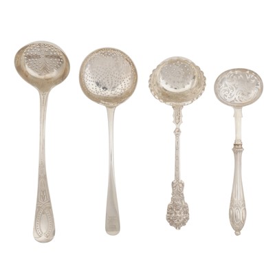 Lot 621 - A Victorian sterling silver sugar sifter, Sheffield 1870 by Henry Wilkinson and Co