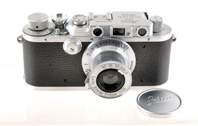 Lot 240 - Chrome Leica IIIa Camera.