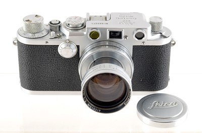 Lot 244 - Chrome Leica IIIf, Circa 1951/2.