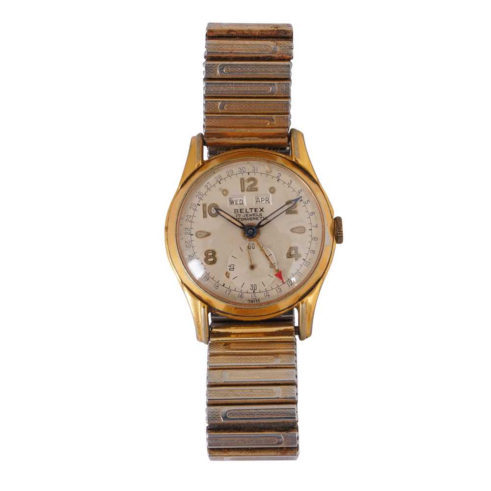Lot 75 - Men's Beltex Triple Calendar Wristwatch