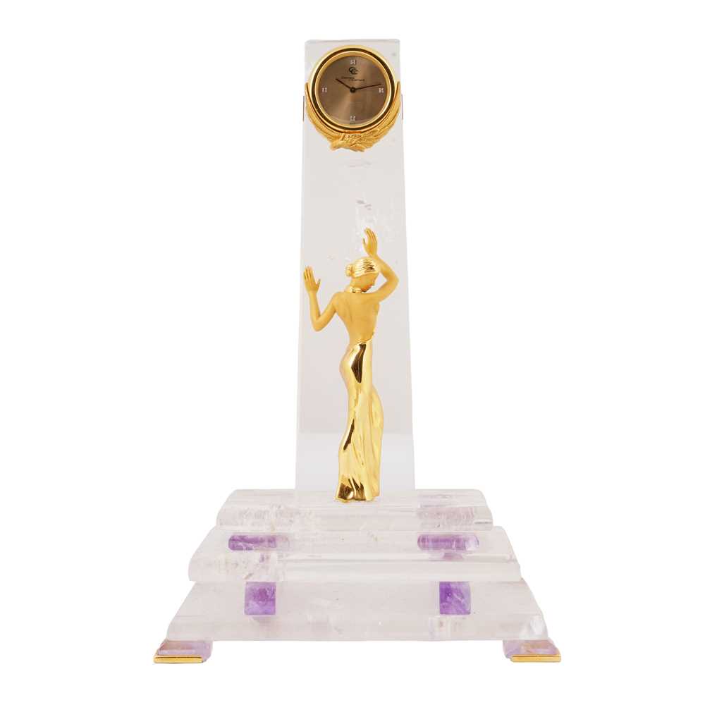 Lot 29 - Carrera Y Carrera Figural Mantle Clock