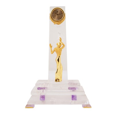 Lot 29 - Carrera Y Carrera Figural Mantle Clock