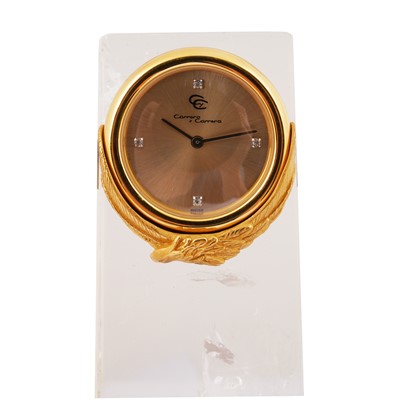 Lot 29 - Carrera Y Carrera Figural Mantle Clock