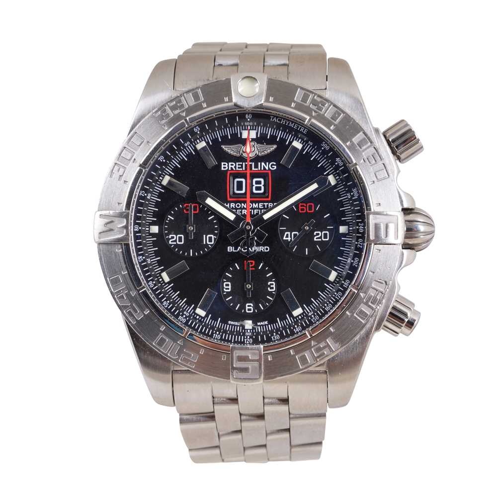 Lot 38 - Men's Breitling 'Blackbird' Chronograph Bracelet Watch