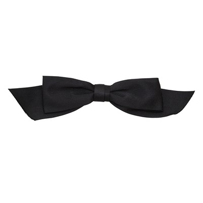 Lot 202 - Chanel Black Ribbon Bow Brooch