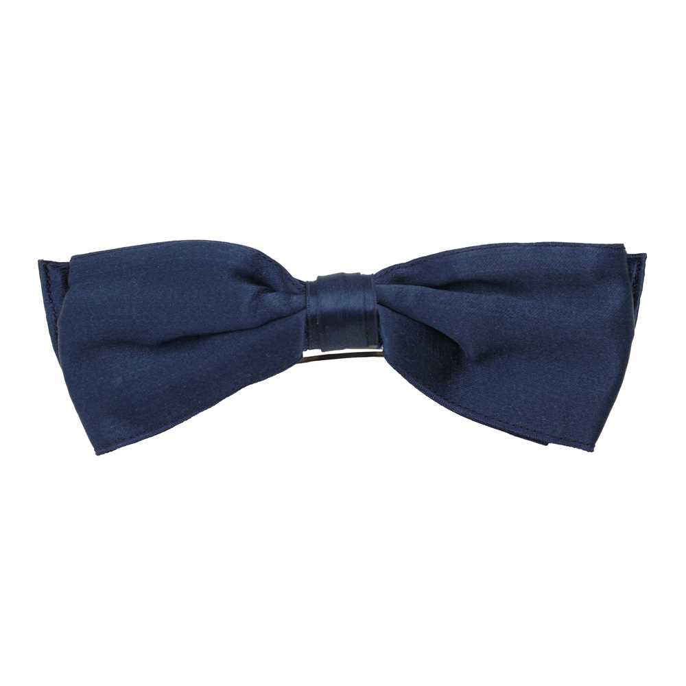 Lot 78 - Chanel Navy Ribbon Bow Hair Accessory
