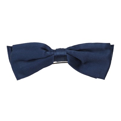 Lot 78 - Chanel Navy Ribbon Bow Hair Accessory