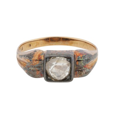Lot 90 - A diamond single stone ring