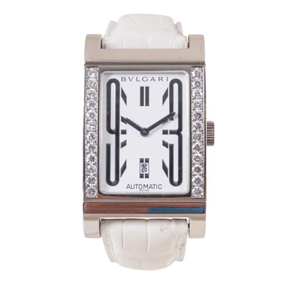 Lot 145 - Ladies' Bvlgari 'Rettangolo' Wristwatch