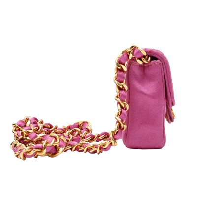 Lot 37 - Chanel Pink Toy Micro Flap Bag