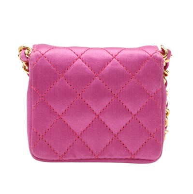 Lot 37 - Chanel Pink Toy Micro Flap Bag