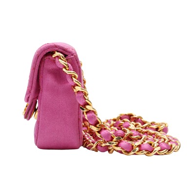 Lot 37 - Chanel Pink Toy Micro Flap Bag